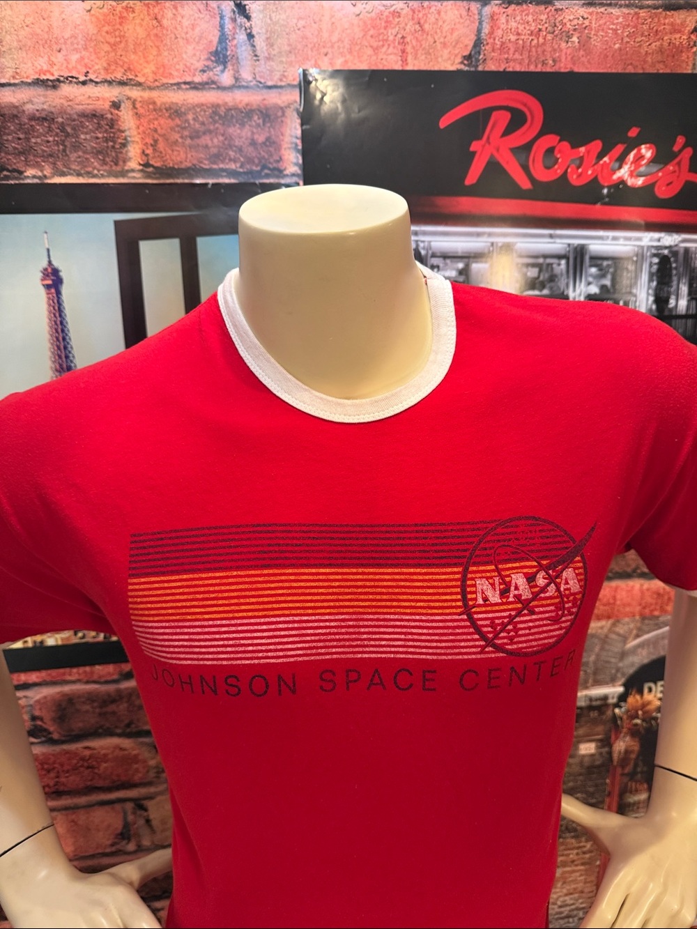 NASA Johnson Space Center Red Ringer Tee - Picture 4 of 14
